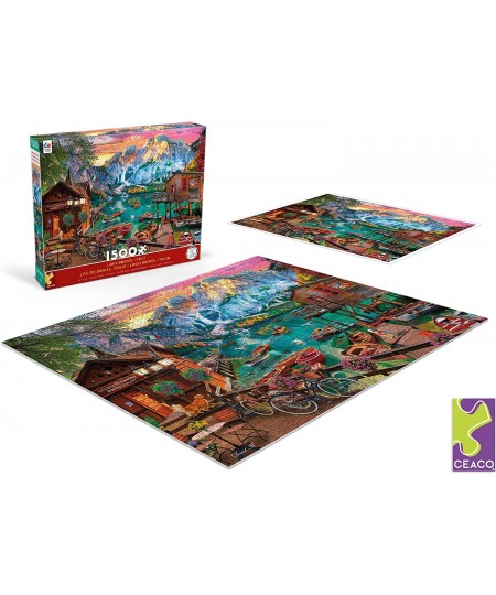 Lago Di Braies Italy - 1500 Piece Jigsaw Puzzle $29.58 - Jigsaw Puzzles