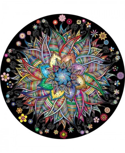 Puzzle-Flower Whisper-1000 Pieces Round Puzzle Color Challenge Jigsaw Puzzles for Adults and Kids $29.36 - Jigsaw Puzzles