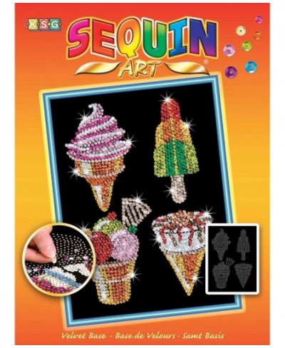 Orange Ice Creams Sparkling Arts and Crafts Picture Kit Creative Crafts $69.01 - Craft Kits