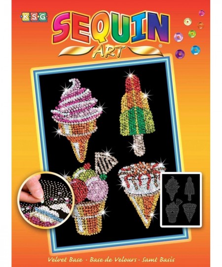 Orange Ice Creams Sparkling Arts and Crafts Picture Kit Creative Crafts $69.01 - Craft Kits