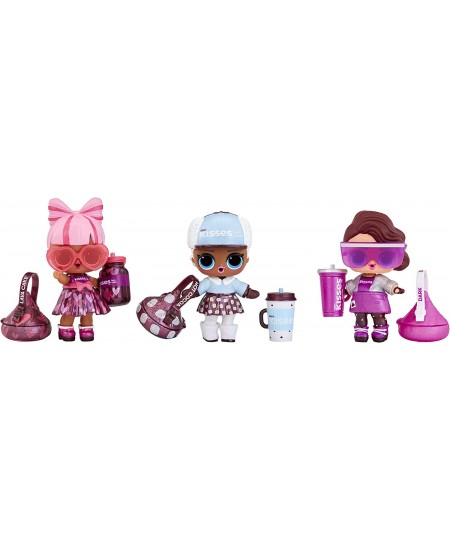 LOL Surprise Loves Mini Sweets Hershey's Kisses Deluxe Pack with 20+ Surprises Including 3 Collectible Dolls and Accessories ...