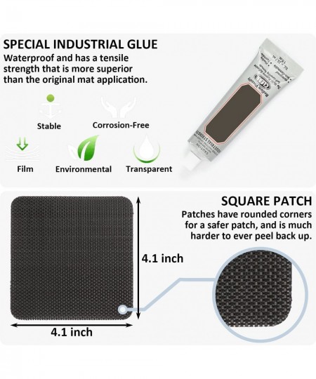 Trampoline Patch Repair Kit 4"X 4" Square On Patches | Repair Trampoline Mat Tear or Hole in a Trampoline Mat $43.52 - Trampo...