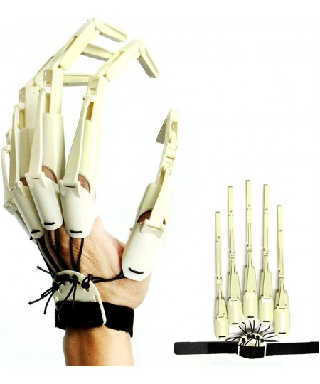 Articulated Finger Extensions Cosplay Witch Ghost Gloves Claws Extender Wearable Skeleton Hand(1Pair-White) $40.51 - Finger P...