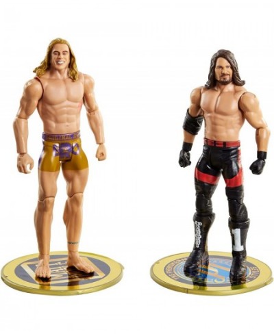 WWE AJ Styles vs Riddle Championship Showdown 2-Pack 6-in Action Figures High Flyers Battle Pack for Ages 6 Years Old and Up ...