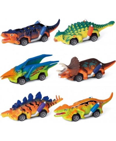 Kids Dinosaur Toys Pull Back Cars 6PCS Dinosaur Toys for 2 3 4 5 Year Old Boys Girls Boy Toys for 3-5 Years Old Dinosaur Car ...