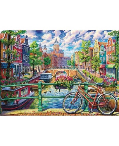 Jigsaw Puzzles 1000 Pieces Puzzles for Adults 1000 Piece-Amsterdam Canal Educational Game Toys Family Decoration Puzzle… $27....