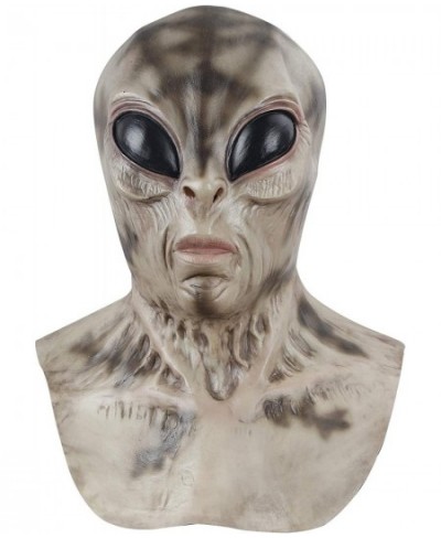 UFO Alien Mask Latex Creepy Geezer Mask Halloween Costume Party Props $33.95 - Kids' Dress-Up Accessories