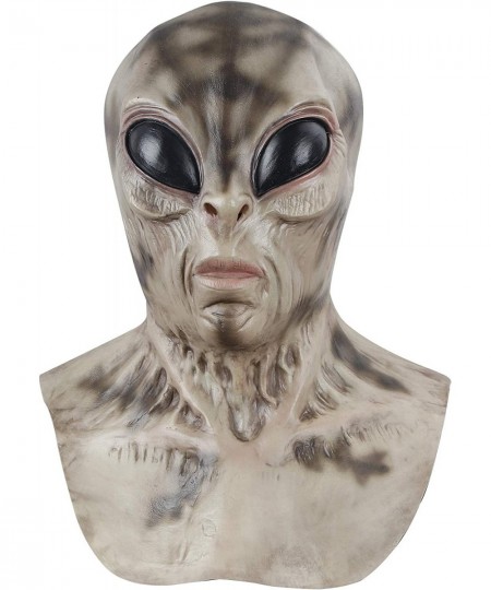 UFO Alien Mask Latex Creepy Geezer Mask Halloween Costume Party Props $33.95 - Kids' Dress-Up Accessories