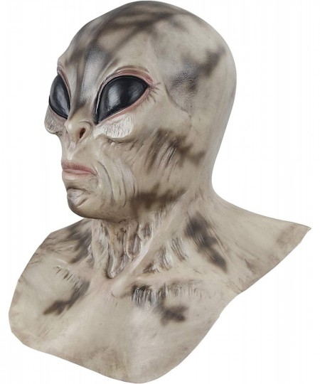 UFO Alien Mask Latex Creepy Geezer Mask Halloween Costume Party Props $33.95 - Kids' Dress-Up Accessories