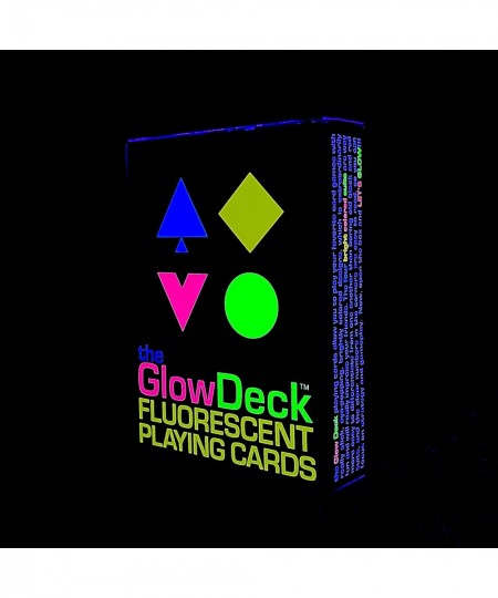 Glow Deck: Fluorescent Playing Cards - Sublime Design with Suits in 4 Colors $35.04 - Card Games