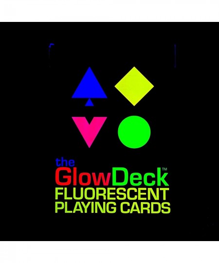 Glow Deck: Fluorescent Playing Cards - Sublime Design with Suits in 4 Colors $35.04 - Card Games