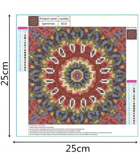 5D Diamond Painting by Number Kits New DIY Diamond Painting Kit for Adults Cross Stitch Full Toolkit Embroidery Arts Craft Pi...