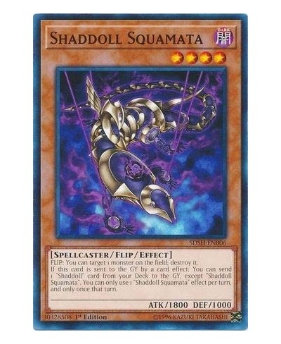 Shaddoll Squamata - SDSH-EN006 - Common - 1st Edition $11.36 - Electronic Learning & Education Toys