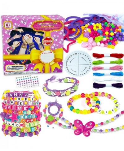 Bracelet Making Kit for Girls Beads Bracelets & String Bracelets DIY Jewelry Making Kit for Girls 5-7 8-12 Alphabet & Number ...