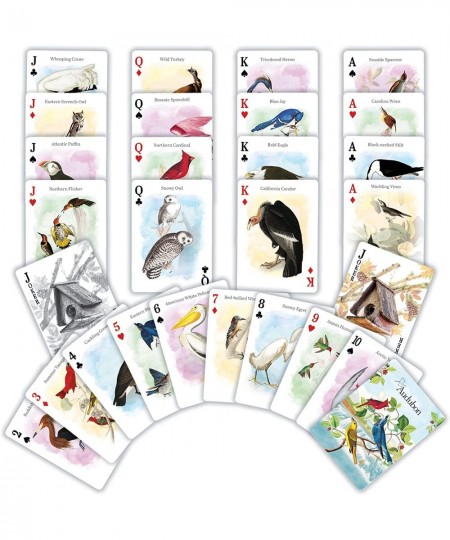 Family Games - Audubon Playing Cards - Officially Licensed Playing Card Deck for Adults Kids and Family $15.21 - Card Games