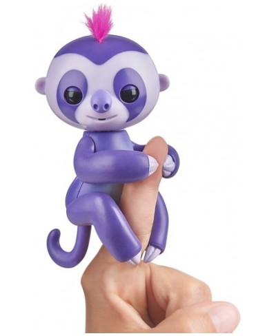 Fingerlings Baby Sloth - Marge (Purple) - Interactive Baby Pet - $29.27 - Hand Puppets