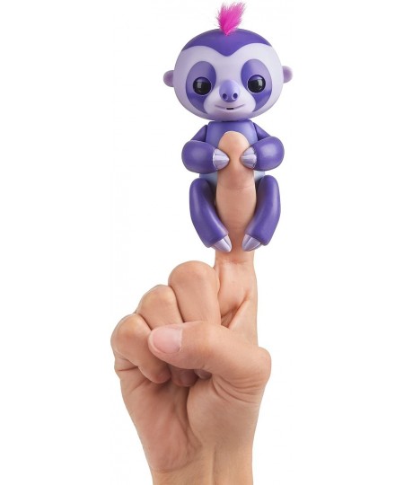 Fingerlings Baby Sloth - Marge (Purple) - Interactive Baby Pet - $29.27 - Hand Puppets