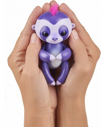 Fingerlings Baby Sloth - Marge (Purple) - Interactive Baby Pet - $29.27 - Hand Puppets