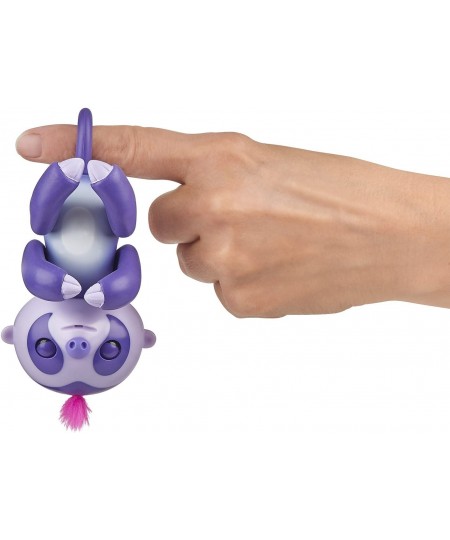 Fingerlings Baby Sloth - Marge (Purple) - Interactive Baby Pet - $29.27 - Hand Puppets