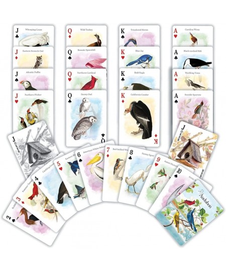 Family Games - Audubon Playing Cards - Officially Licensed Playing Card Deck for Adults Kids and Family $15.21 - Card Games