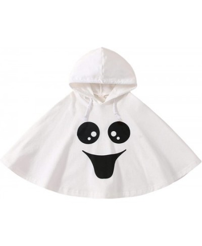 Halloween Ghost Costume for Kids Boy Girl White Ghost Hoodie Cape Cloak Spooky Cosplay Clothes Party Role Play $18.12 - Kids'...