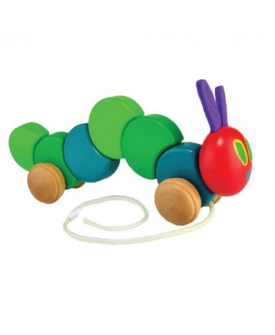 World of Eric Carle The Very Hungry Caterpillar Wood Pull Toy $40.73 - Early Development & Activity Toys