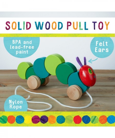 World of Eric Carle The Very Hungry Caterpillar Wood Pull Toy $40.73 - Early Development & Activity Toys