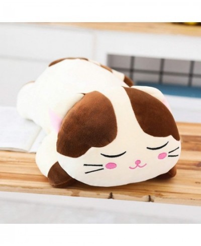 Cute Cat Pillow Kitten Plush Toy Stuffed Animal Pet Kitty Soft Cats Body Plush Pillow for Kids (Brown 15.7") $30.53 - Kids' P...