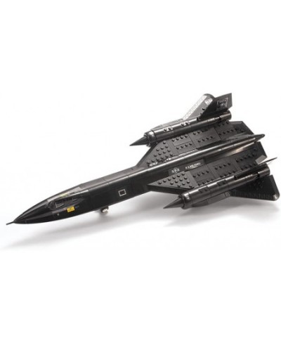 SR71 Blackbird High-Altitude Reconnaissance Aircraft Metal Fighter Military Army Airplane Building Bricks Set 183 Pieces Air-...