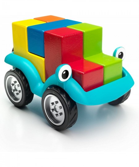 Smart Car 5 x 5 Wooden Cognitive Skill-Building Puzzle Game Featuring 96 Playful Challenges for Ages 4+ $48.64 - Pegged Puzzles