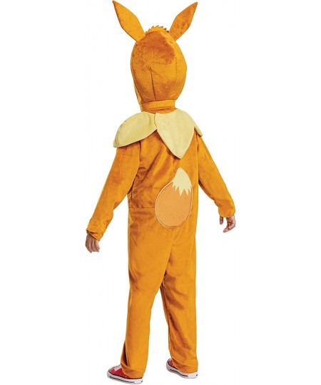 Eevee Costume for Kids Official Pokemon Costume Hooded Jumpsuit $26.08 - Kids' Costumes