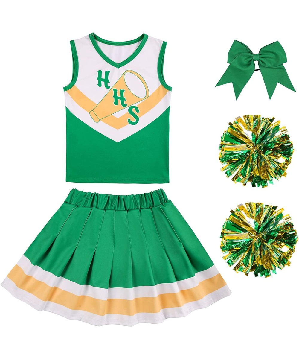 Girls Cheerleader Costume Hawkins Cheerleading Outfit Youth Stranger Cosplay S4 Dress Up for Halloween Party $39.47 - Kids' C...