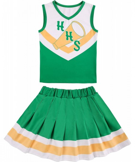 Girls Cheerleader Costume Hawkins Cheerleading Outfit Youth Stranger Cosplay S4 Dress Up for Halloween Party $39.47 - Kids' C...