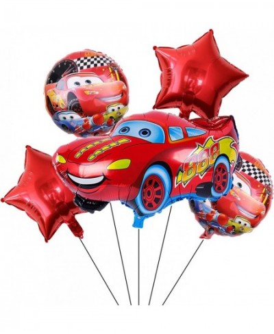 5PCS Cars Lightning McQueen Balloon Bouquet Set Party Decoration for Kids Birthday $15.58 - Kids' Party Decorations