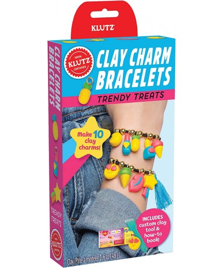 Clay Charm Bracelets: Trendy Treats Craft Kit $21.14 - Craft Kits