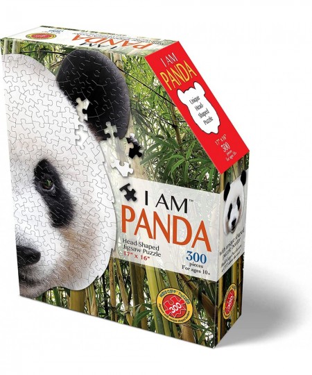 PANDA 300 Piece Jigsaw Puzzle For Ages 10 and up - 6014 - Unique-Shaped Border Challenging Random Cut Deluxe Five-Sided Box F...