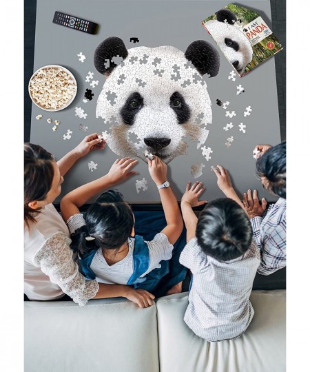 PANDA 300 Piece Jigsaw Puzzle For Ages 10 and up - 6014 - Unique-Shaped Border Challenging Random Cut Deluxe Five-Sided Box F...