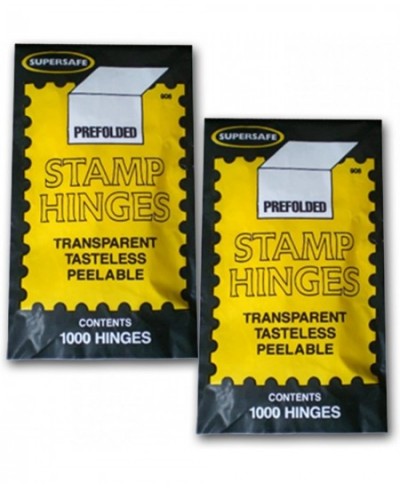 Stamp Hinges TWO Packs of 1000 -- Total of 2000 Hinges $25.94 - Collectibles Display & Storage