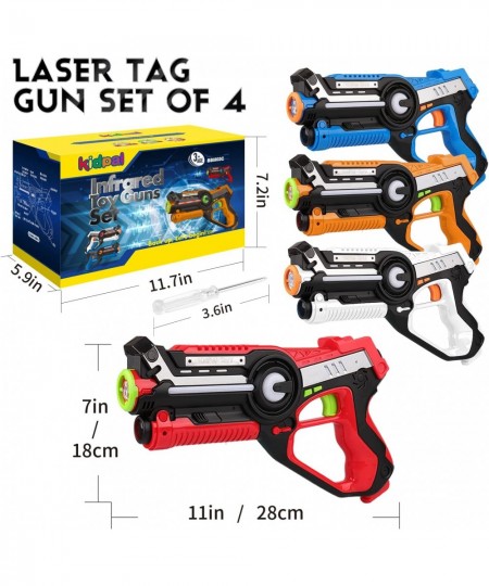 Laser Tag Guns Set of 4 Laser Tag For Boys Age 8-12 Laser Guns For Kids Laser Tag Lazer Tag Gun Set 4 Player Lazer Tag Game P...