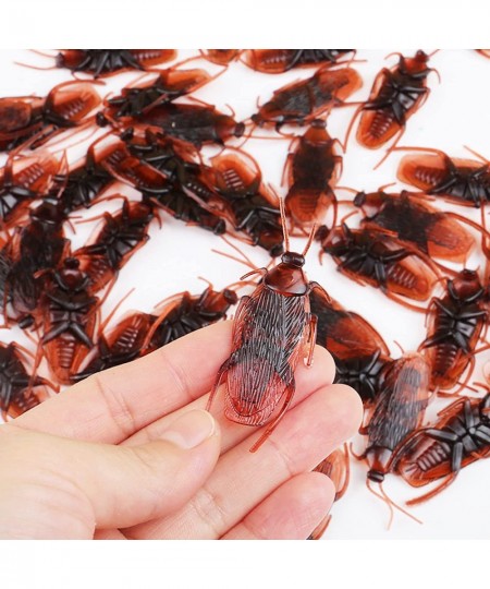 Prank Prop Prank Kit 20 Pcs Funny Prank Toys Scary Realistic Rubber Roaches Gecko Scorpion Millipedes Practical Joke Hallowee...