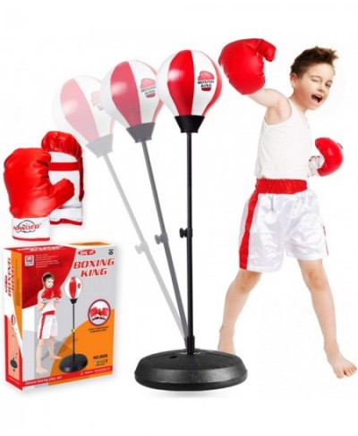 Punching Bag Set for Kids with Stand Kids Boxing Toys Kit Includes Boxing Gloves Punching Ball and Adjustable Stand Sensory S...