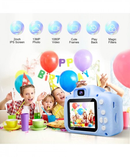 Upgrade Selfie Kids Camera for Boys Christmas Birthday Gifts for 3-6 Year Old Boys Kids Digital Camera with Video Function Du...