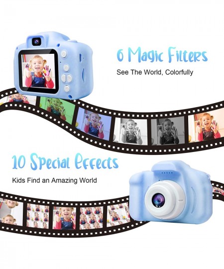 Upgrade Selfie Kids Camera for Boys Christmas Birthday Gifts for 3-6 Year Old Boys Kids Digital Camera with Video Function Du...