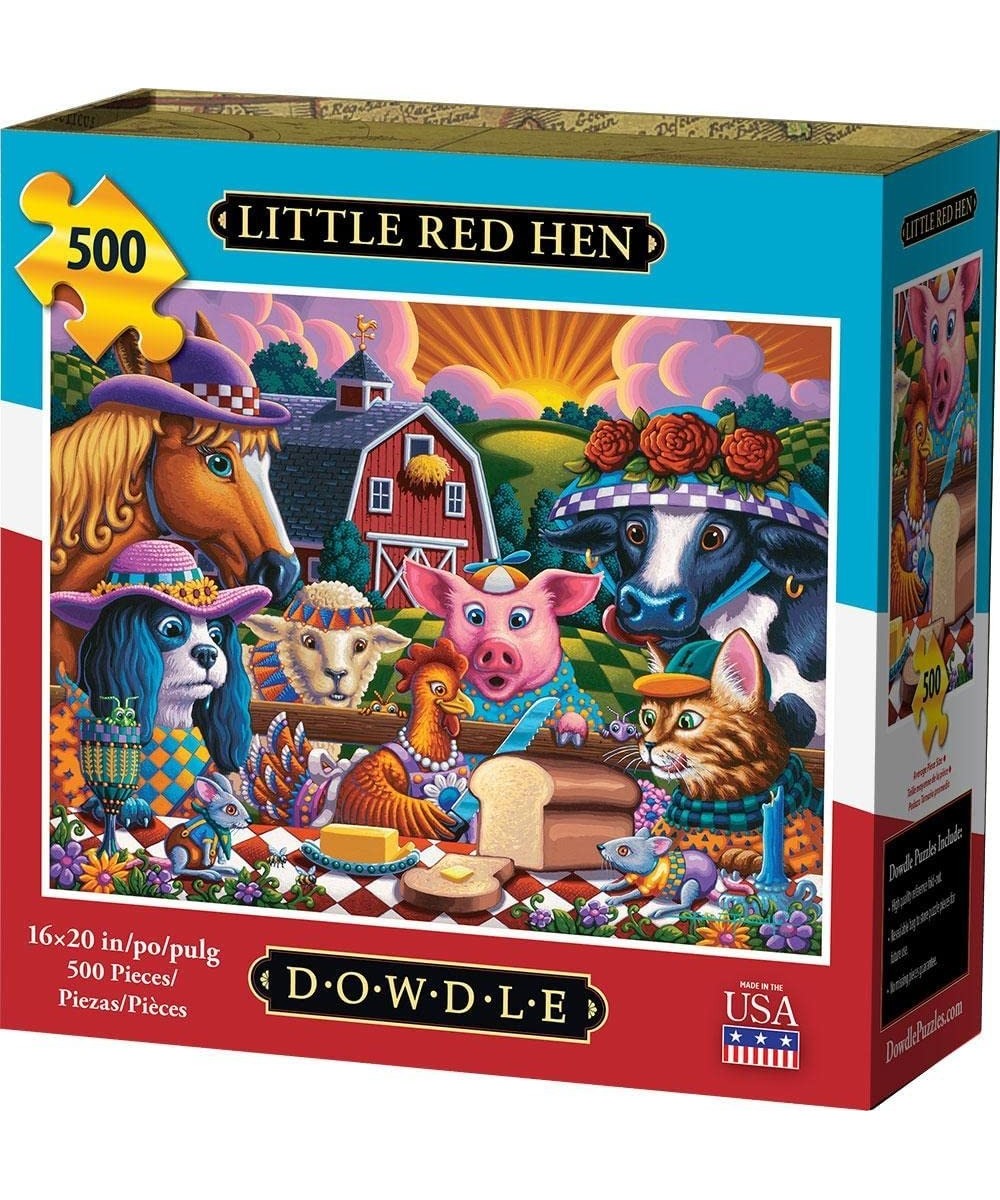 Dowdle Jigsaw Puzzle - Little Red Hen - 500 Piece $43.07 - Jigsaw Puzzles