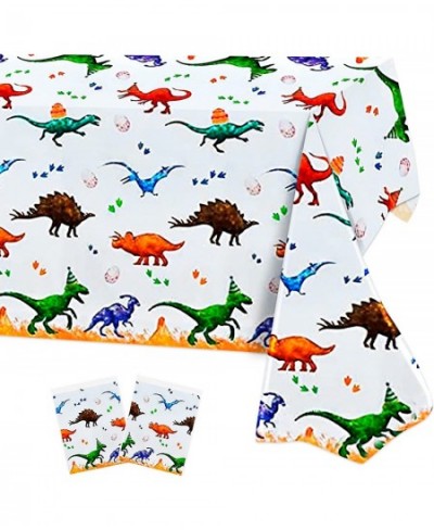 Tablecloth for Party Supplies - Table Covers for Kids Boys Dino Themed Party Decoration Plastic Disposable Dinosaur Table Clo...