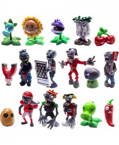 Toysvill Plants vs Zombies Toys Set of 17pcs Figurines PVZ Action Figures Gift Cake Topper Cupcake Decorative $40.95 - Kids' ...