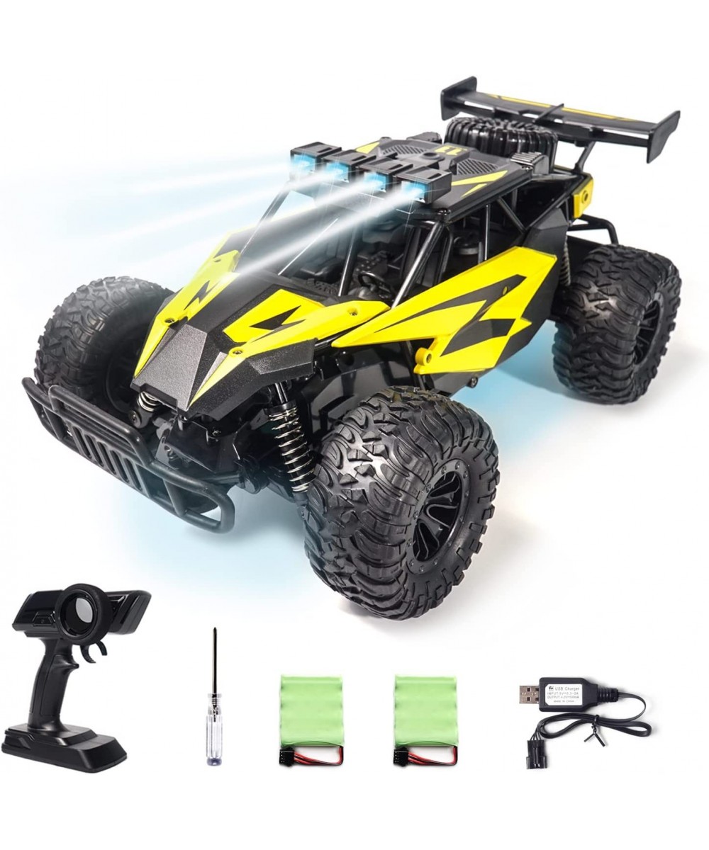 2WD 1:14 Scale 35km/h Fast Remote Control Car Rc Car with Led Roof Headlight & Chassis Light Off Road Monster Trucks Crawle K...