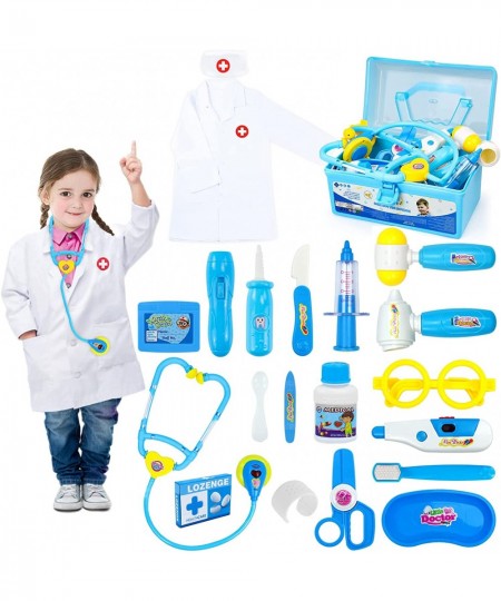 Doctor Kit for Kids Toys Toddler Girls Boys for 3 4 5 Year Old Pretend Play Dress Up Educational Dentist Doctor Set Costume S...