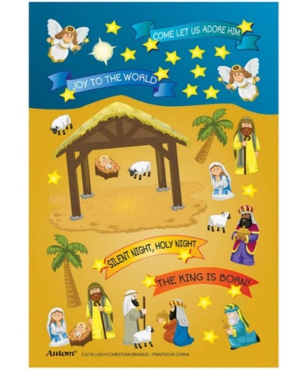 Create Your Own Nativity Christmas Hanger Craft Kit Activity Pack of 6 $21.24 - Craft Kits