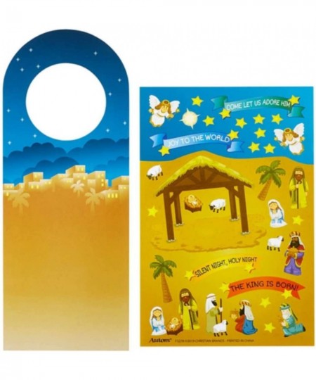 Create Your Own Nativity Christmas Hanger Craft Kit Activity Pack of 6 $21.24 - Craft Kits